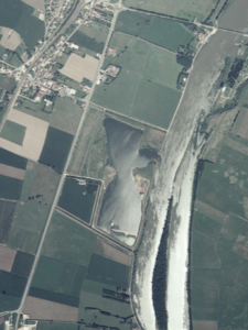 Vue aérienne de Fleurville en 2002